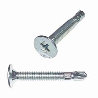 TEKFR0101716 #10-24 x 1-7/16" Wafer Head, Phillips, Reamer, Self-Drilling Screw, w/Wings, Zinc